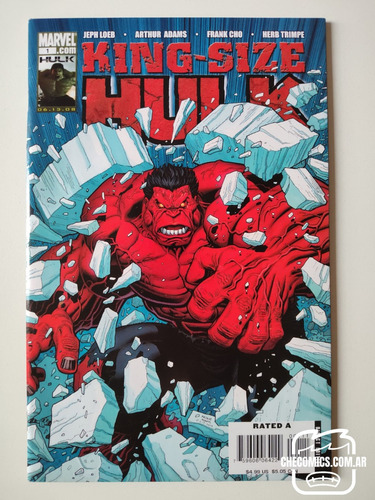 King Size Hulk #1 (2008) - Comic Inglés - 2da Ap. Red Hulk