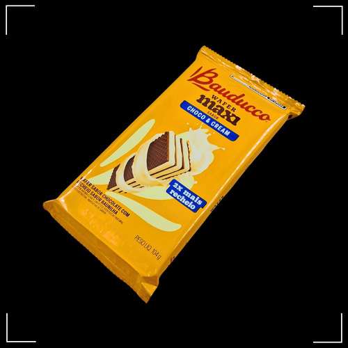 Biscoito Wafer Maxi Choco Cream Baunilha 104g Bauducco Kit 3