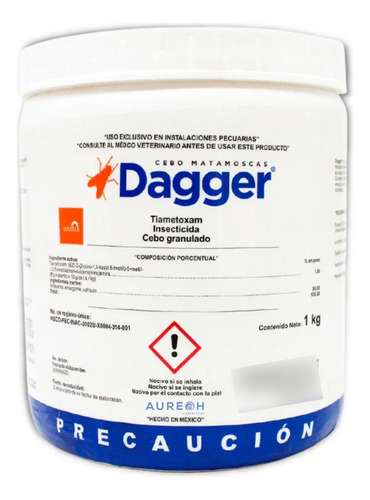 Insecticida Mata Moscas Cebo Atrayente Dagger 1 Kg Doméstico