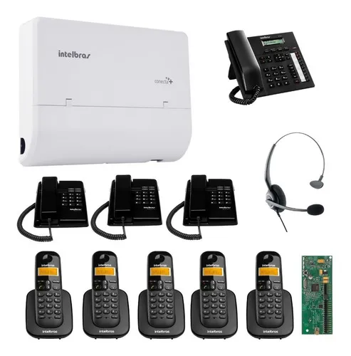 Kit de telefonía Pabx 2 X 4 X5 para empresas y pequeñas empresas