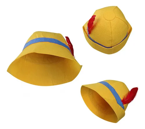 Gorra De Cosplay De Pinocho Para Niños, Disfraz De Halloween