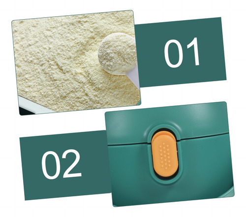 Caja De Leche En Polvo De Gran Capacidad Dosificador Leche