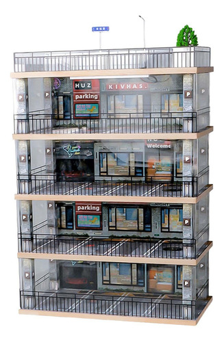 Vitrina De Coche Modelo Fundido A Escala 1/32 Con 4 Capas