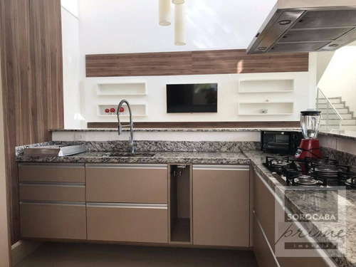 Imagem 20 de 30 de Sobrado Com 3 Dormitórios, 371 M² - Venda Por R$ 2.000.000,00 Ou Aluguel Por R$ 13.000,00/mês - Condomínio Residencial Giverny - Sorocaba/sp - So0110