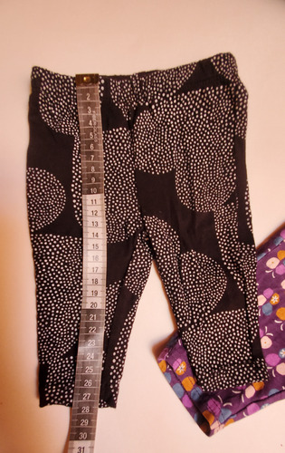 Set De 2 Pzas Pantalon De Bebe Niña 3m Carters Usados Buenos (Usado)