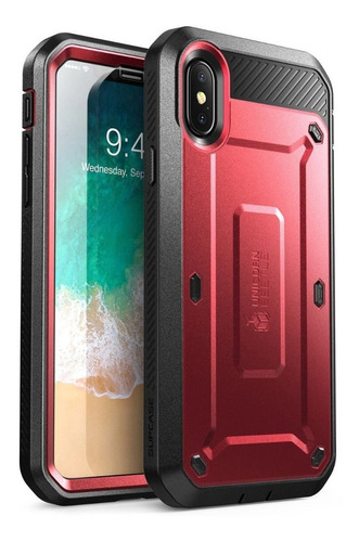 Case Supcase Para iPhone X / Xs 5.8 Protector 360° C/ Gancho