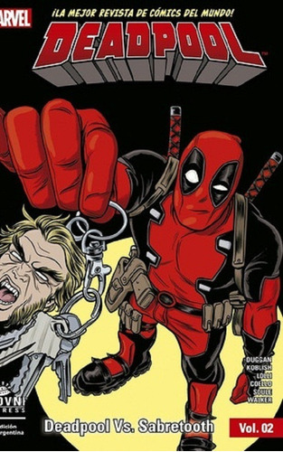 Comics Deadpool Vs Sabretooth Vol 2 - Ovni Press - Dgl Games