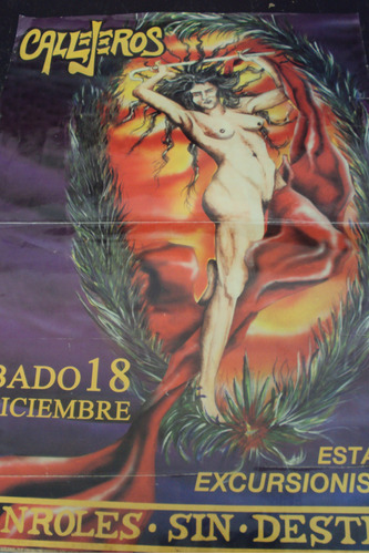 Afiche Promocional Callejeros - 18/12/2004 Estadio Excusioni