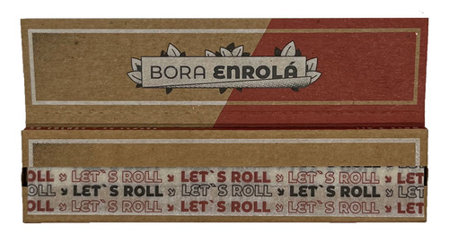 Papéis Para Cigarros Bora Enrolá Seda King Size Brown King Size Large Seda Tamanho King Size De Sem Sabor De 1 X 50 U - Marrom