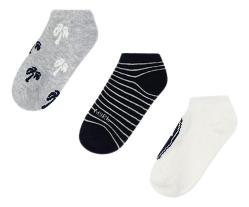 Set 3 Calcetines Cortos Mayoral Estampados