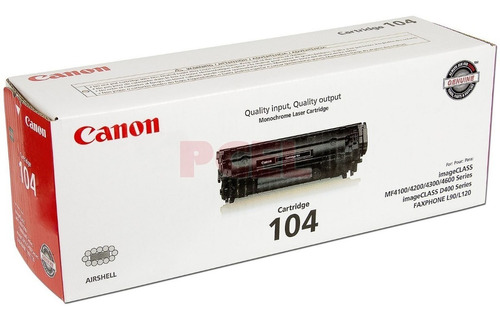 Recarga Toner Canon 104 / Fx9 Para Mf-4150 Mf-4350-4370