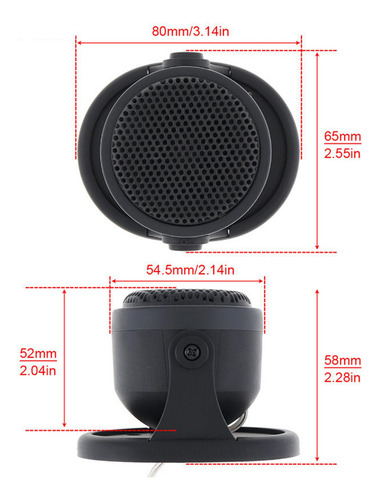 Subwoofer De Frequência De Alcance De Tweeter De Carro Modif