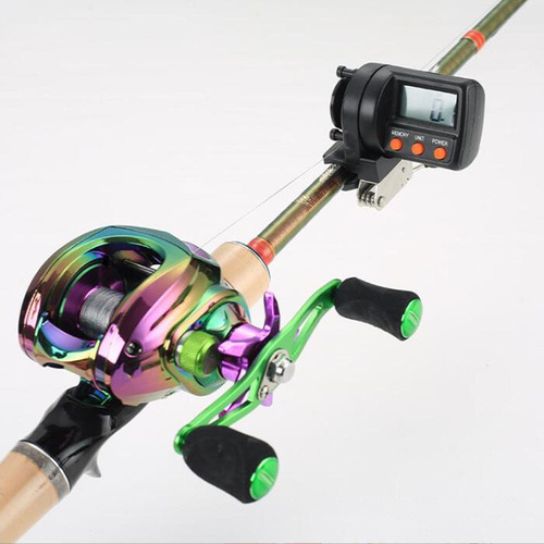 R Linha De Pesca Contador Acessórios Comprimento Medidor