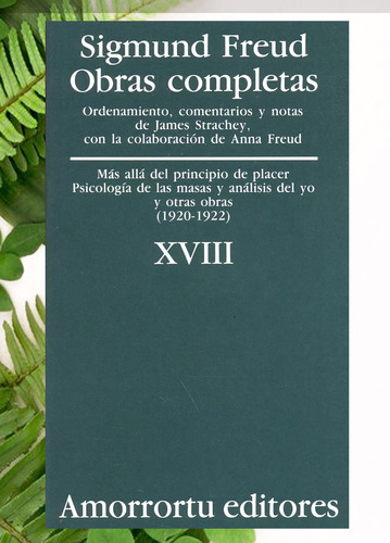 Obras Completas Sigmund Freud Tomo 18 (am)