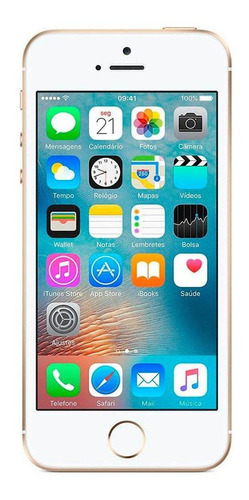 iPhone SE 32gb Dourado Usado Seminovo Muito Bom Celular 