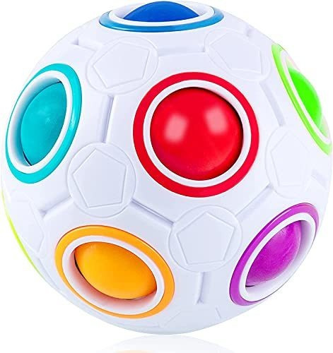 Magic Rainbow Puzzle Ball Speed Cube Ball Divertido Str...