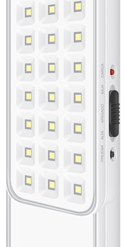 Luces de Emergencia Gadnic Led Recargables Kit X4 Alta Potencia Blanco 30LX4