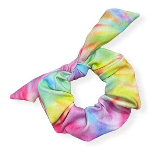 Scrunchie Tie Dye Kit Com 2 - Prender Cabelo Enfeite Xuxinha