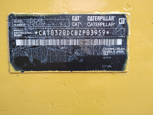 2012 Caterpillar 320d Excavadora Kit Hidráulico