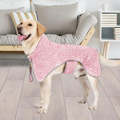 Albornoz Para Perro, Suave, Ajustable Y Acogedor Con