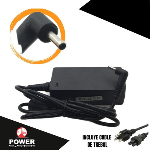 Imagen 1 de 3 de Cargador Premium Hp 19v 2.1a Punta Larga Mini