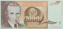 Comprar Billete Yugoeslavia 1000 Dinara Año 1990 Sin Circular Oferta