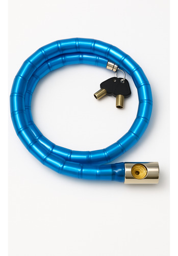 Cadeado Para Moto Articulado 1,2m X 24mm Com Chave