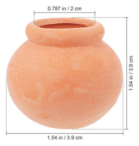 Macetas Pequeñas De Arcilla Para Guardería, 6 Unidades, Tran