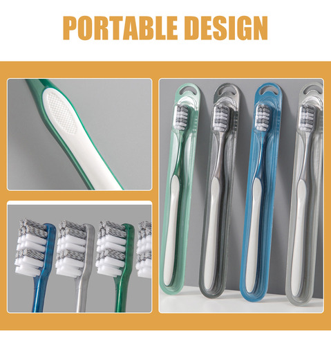 Cepillos De Dientes Para Hombre, 4 Unidades, Limpieza De Plá