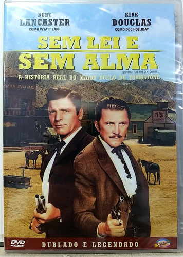 Sem Lei E Sem Alma - Dvd - Kirk Douglas - Burt Lancaster