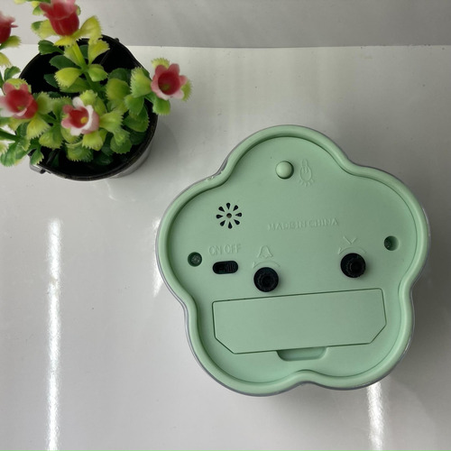 Bonito Despertador Con Forma De Flor, Silencioso, Silencioso