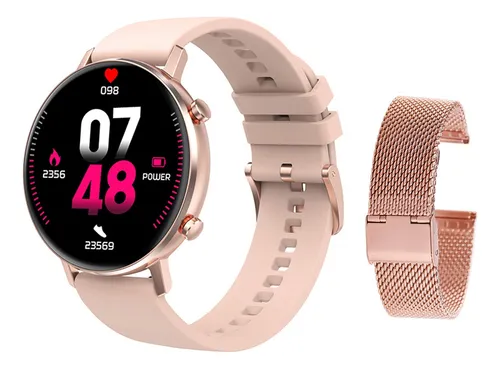 Reloj Inteligente Monitor De Frecuencia Smartwatch Mujer