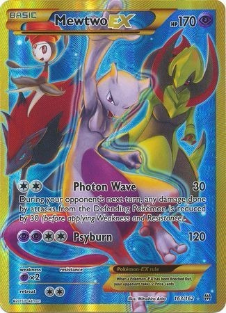 Mewtwo Ex 163/162 Secret Raro Esp Pokemon Tcg