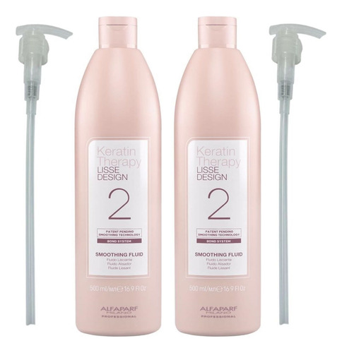 Alfaparf Keratin Lisse Design Pasó 2 Therapy Smoothing 2pzs