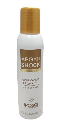 Imagen 1 de 3 de Argan Shock Leche Capilar Argan Oil Iyosei X125ml.