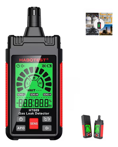 Habotest Ht609 Detector De Gases Combustibles Negro Ip67