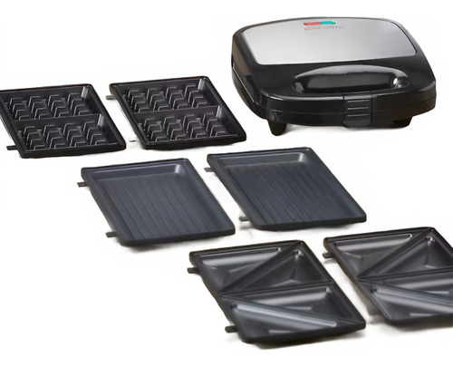 Waflera Sandwichera Parrilla 3 En 1 Black + Decker Wm2000s