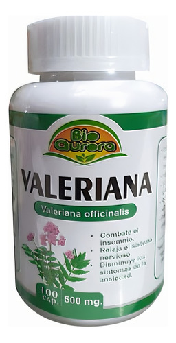 Valeriana 1000mg Relaja,desestresa Antiansiedad 100 Capsulas