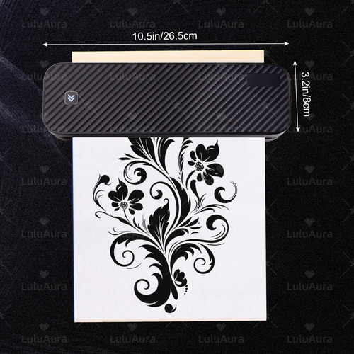 Impresora Térmica Stencil Para Tatuaje Bluetooth+10pzs Papel