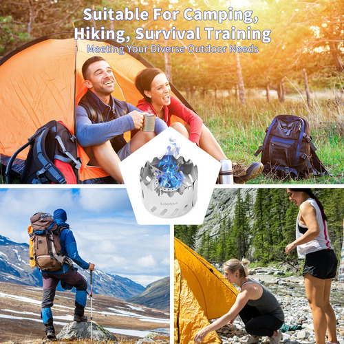 Estufa Para Acampar Con Tapa/cross Camp, 100 Ml, Estufa Para