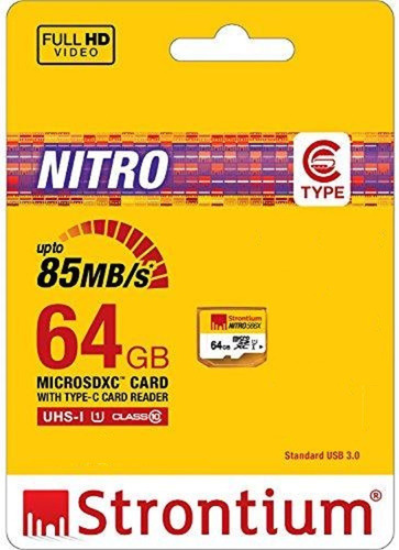 Nitro 64gb Sdxc Uhs-1 Class 10 Memoria Card 64 (sf64ux/tqn)