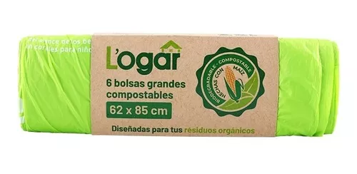 Logar Bolsas Para Basura 200 pzas de 49.2 l