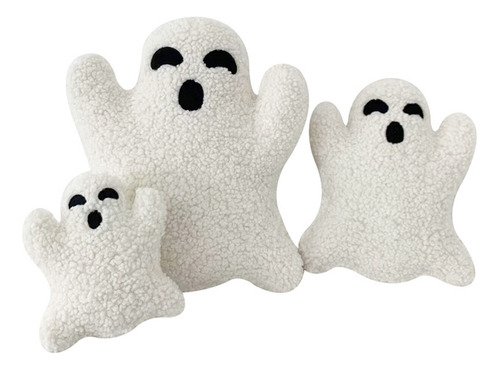3 Almohadas Con Forma De Fantasma Para Halloween, Lindas Y S