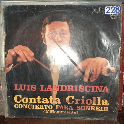 Vinilo Luis Landriscina Contata Criolla 2º Movimiento Zzz F3