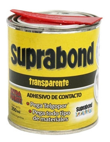 Pegamento Adhesivo De Contacto Suprabond Lata 250 Ml