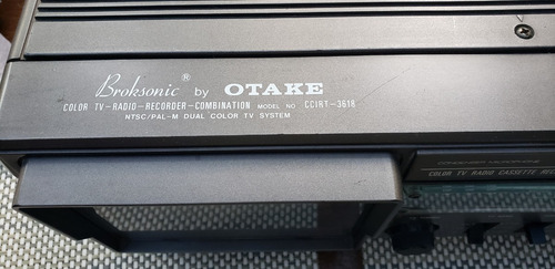 Bombox Broksonic By Otake C/ Tv De 5' Color Japones 1981