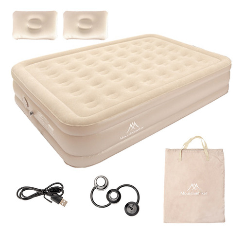 Almohada De Camping Automática De Inflado Portátil Con Colch