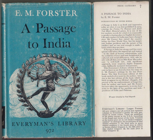 1968 E M Forster A Passage To India Tapa Dura Ingles Clasico