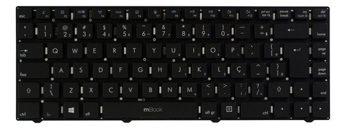 Teclado Para Hp Compaq Presario Cq17 Cq21 Cq23 Br Com Ç Cor Preto Idioma Português Brasil