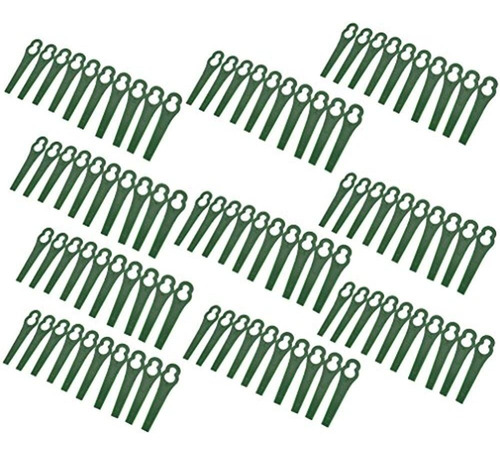 100 Plástico Cortacésped Desbrozadora Hoja Verde Para Bosch 